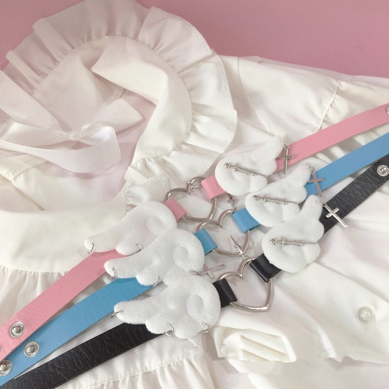 Y2K Angel Wings Collar UB99144