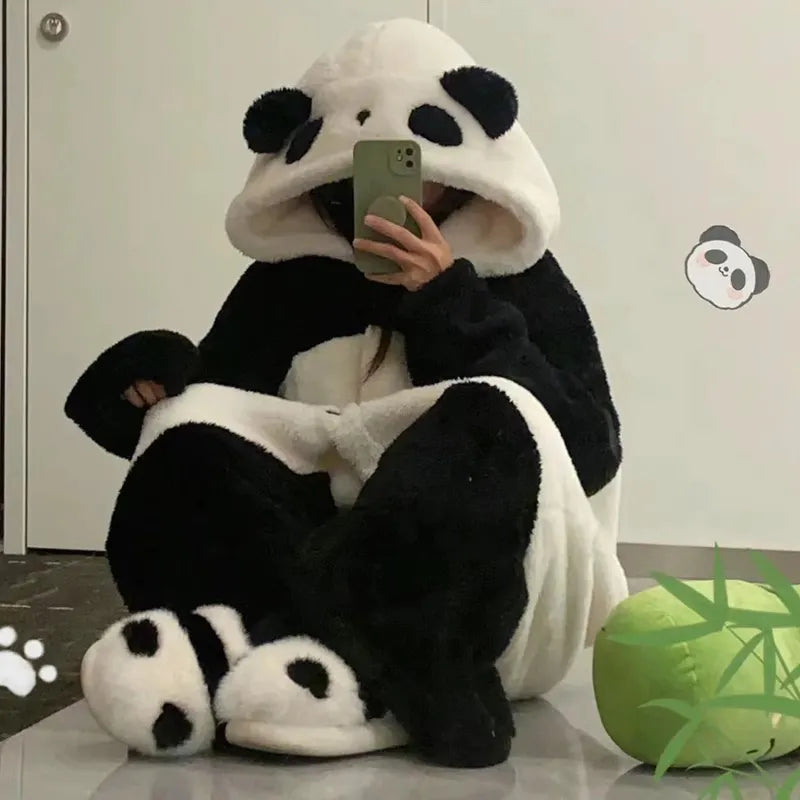 Panda Plush Pajamas Set UB98980