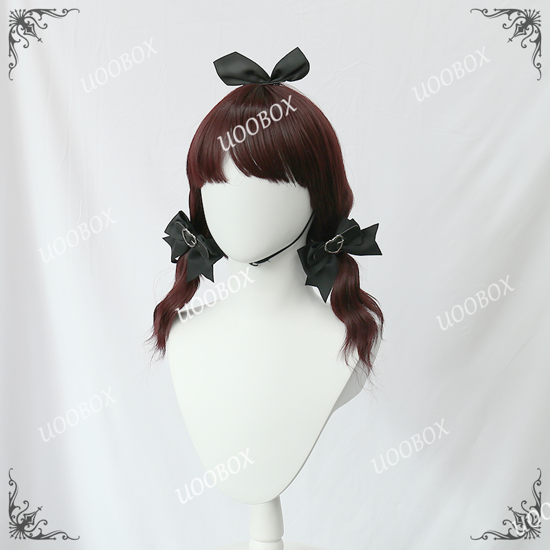 Original Brown Red Curly Wig XC819A