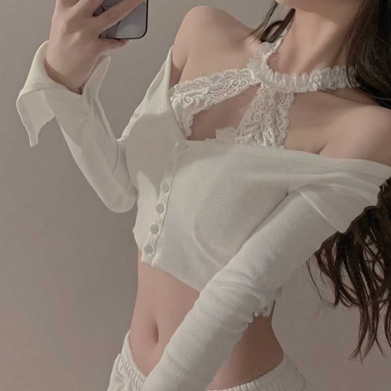Halterneck Lace Camisole UB98761