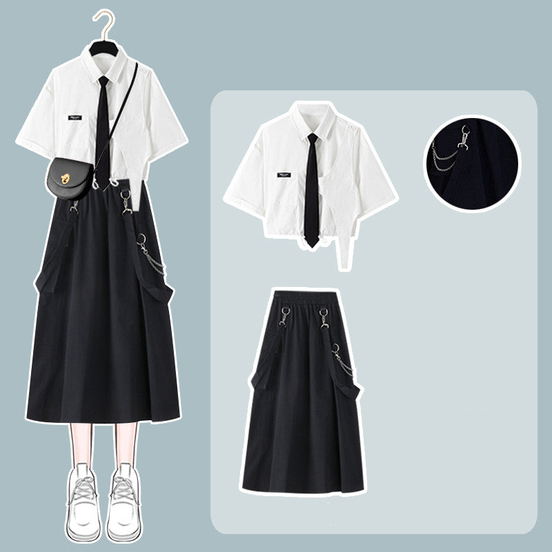 Harajuku top + dress two-piece set   UB98294