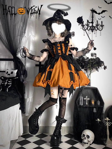 Pumpkin Color Lolita Dress UB58588