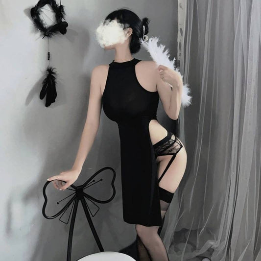 SLIT CUTOUT DRESS UB98252