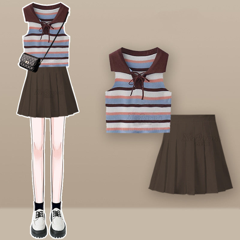 Harajuku Camisole + Skirt Two-piece Set  UB98300