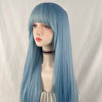 Y2k Blue Wig UB98860