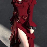 Red Velvet Dress UB98818