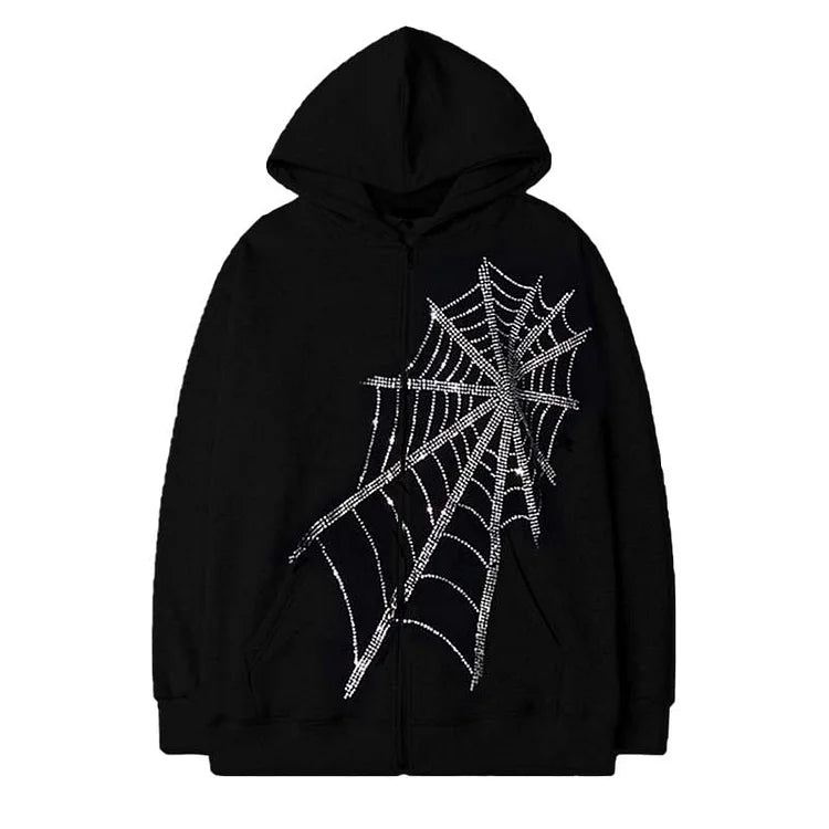 Spider Net Print Outerwear UB98562