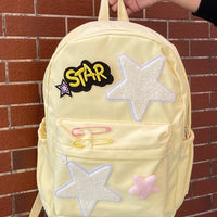 Cute Star Contrast Color Backpack UB98216