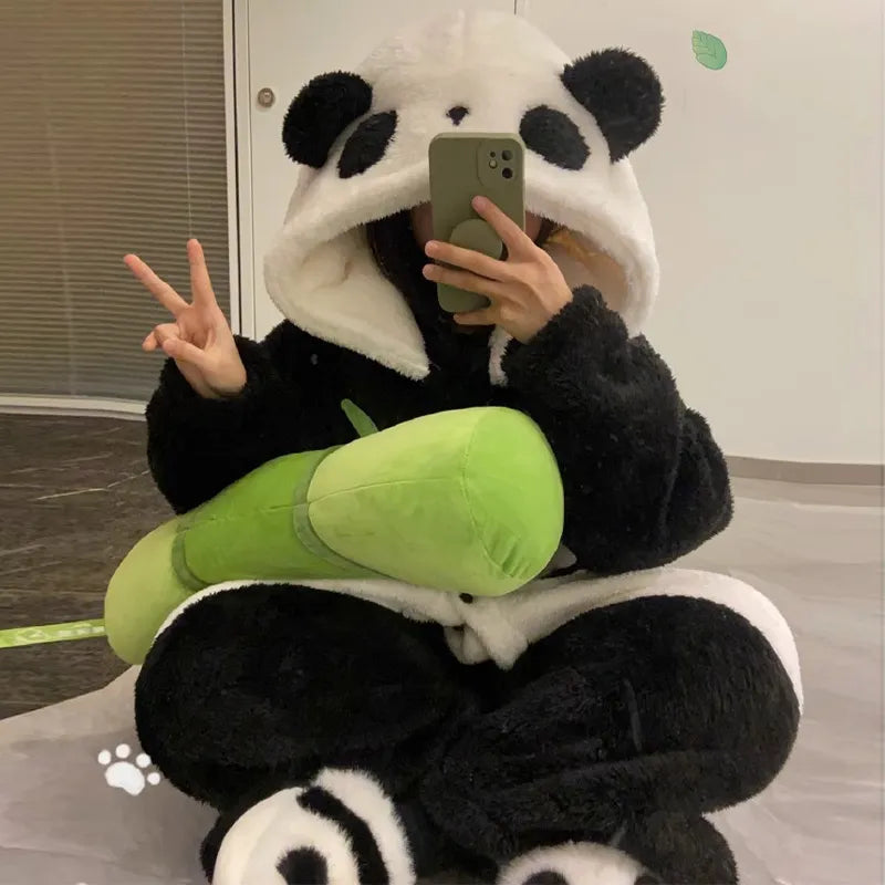 Panda Plush Pajamas Set UB98980