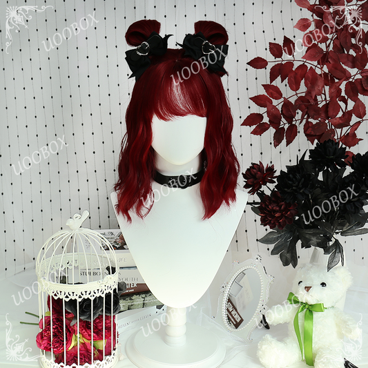ORIGINAL RED CURLY SHORT WIG PL512B