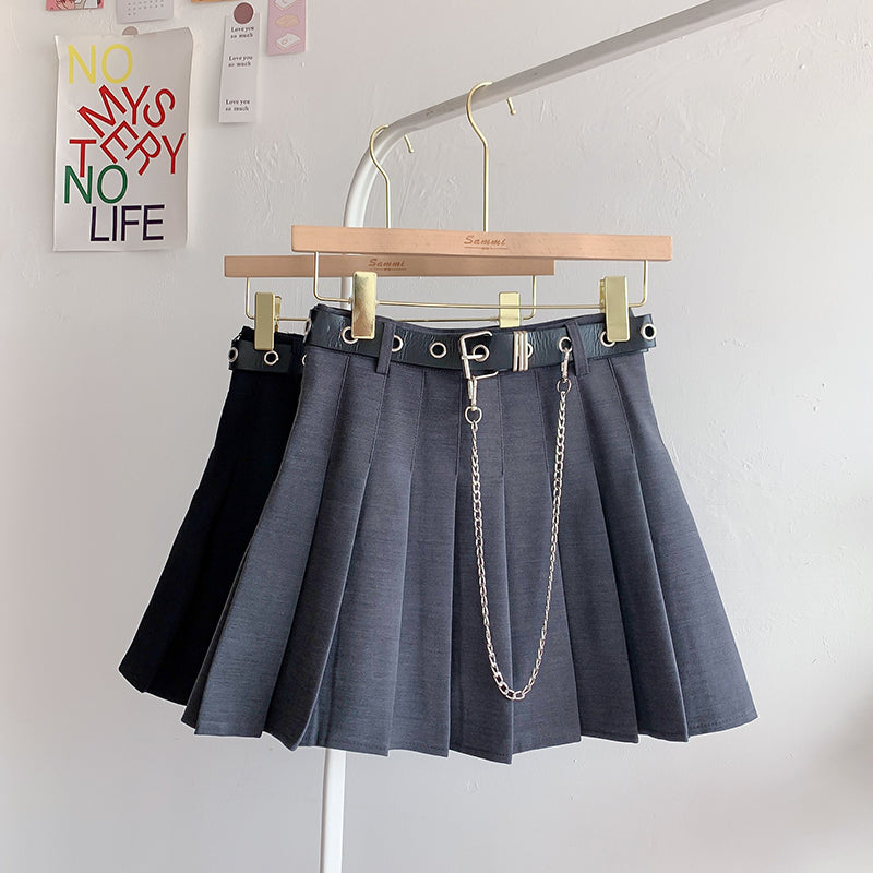 Chain Pleated Skirt UB98657