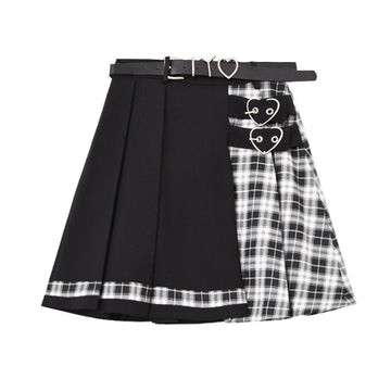 Preppy Paneled Skirt UB98141