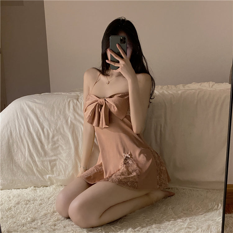 Backless Suspender Nightgown UB99300