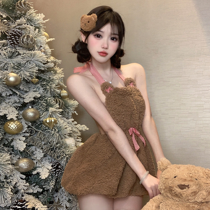 Cute Bear Dress Pajamas UB98883