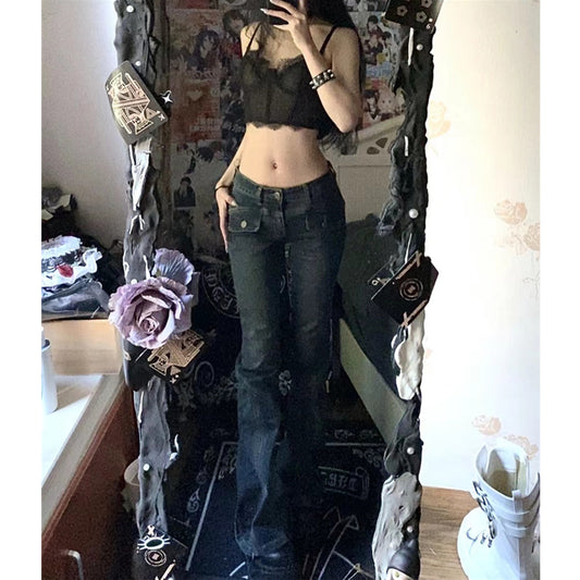 Y2k Bootcut Jeans UB98437