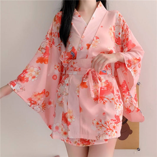 Japanese Cherry Blossom Kimono UB98309