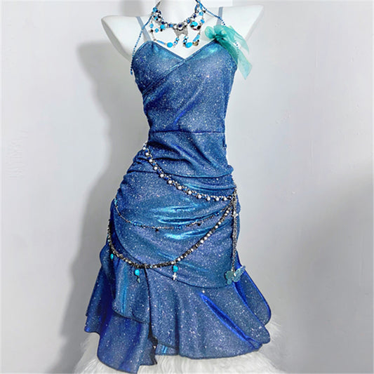 Blue Fishtail Skirt UB99147