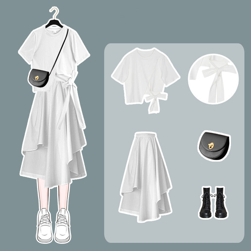 Harajuku top + dress two-piece set   UB98299