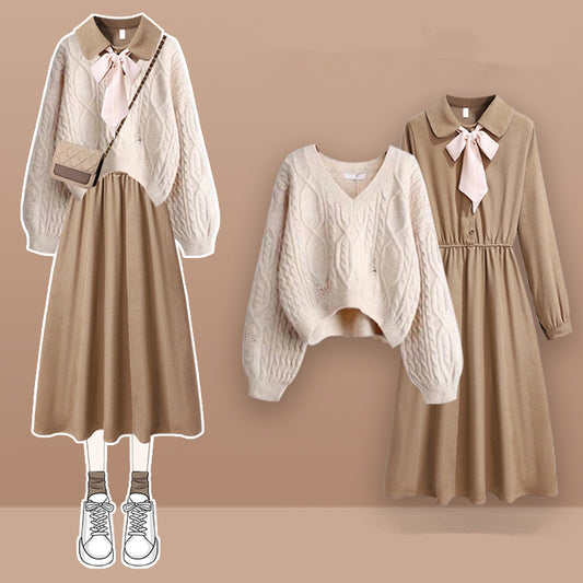 Sweater + Dress Two-piece Set UB99161