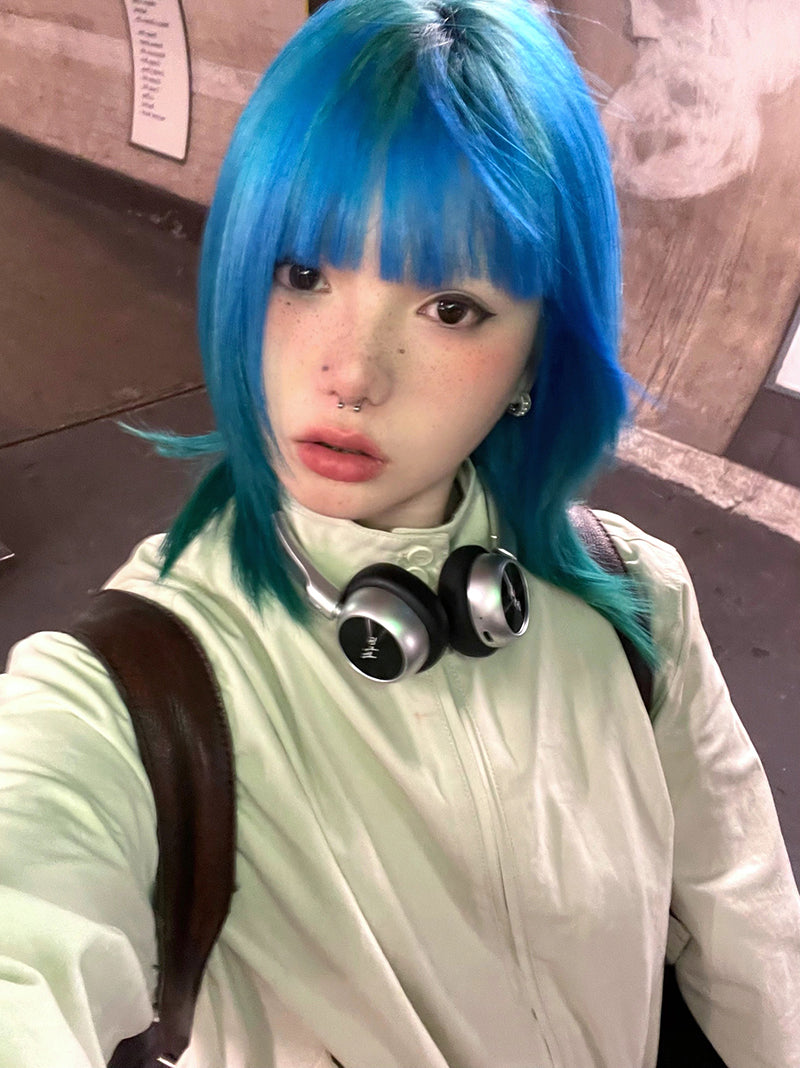 Y2k Blue Gradient Wig UB99215