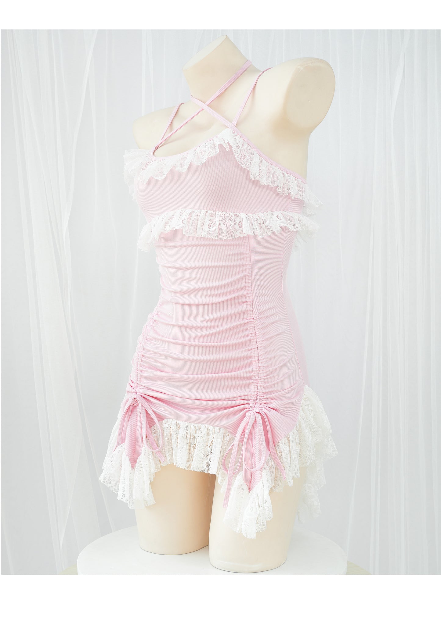 Pink suspender dress  UB98700