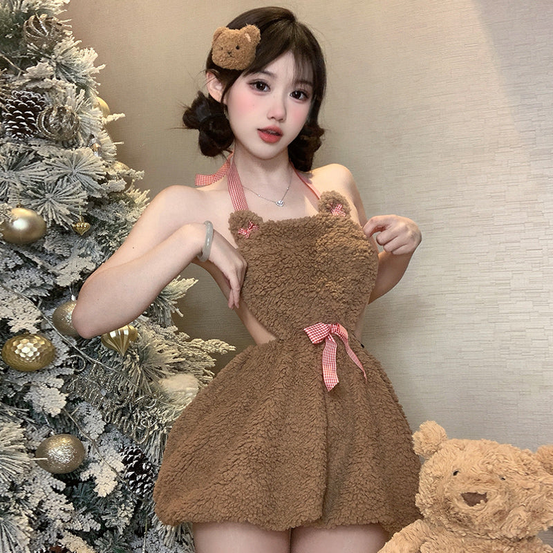 Cute Bear Dress Pajamas UB98883