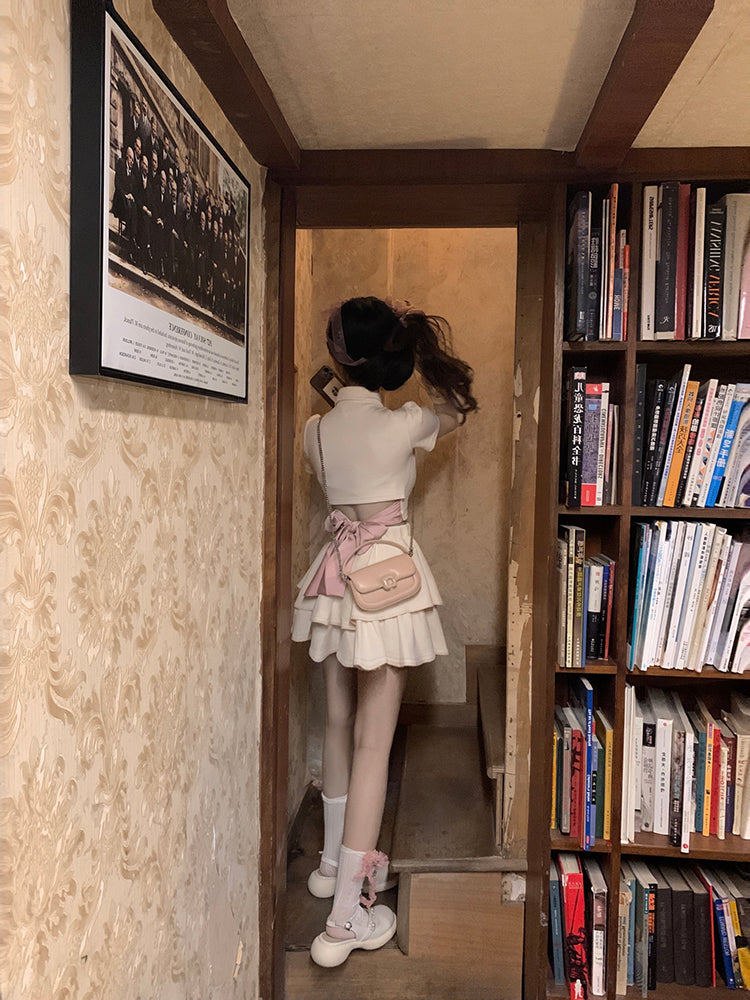 Sweet Preppy Bow Dress UB98120