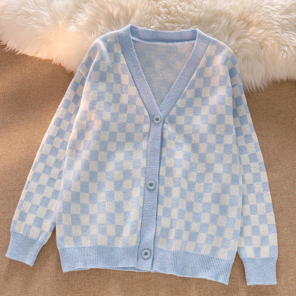 Cute soft waxy knitted sweater UB96070