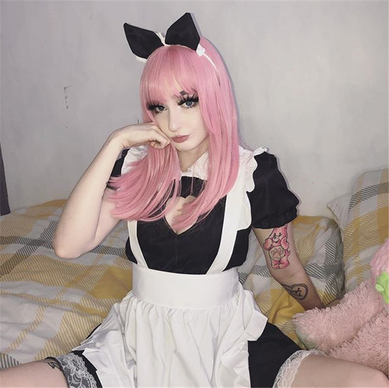 [@milkiiprincess] "COS MAID" COSTUME DRESS SUIT D042032