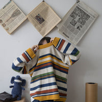 [@your.weird.friend] “COLORFUL STRIPE” SWEATER W010611REVIEW