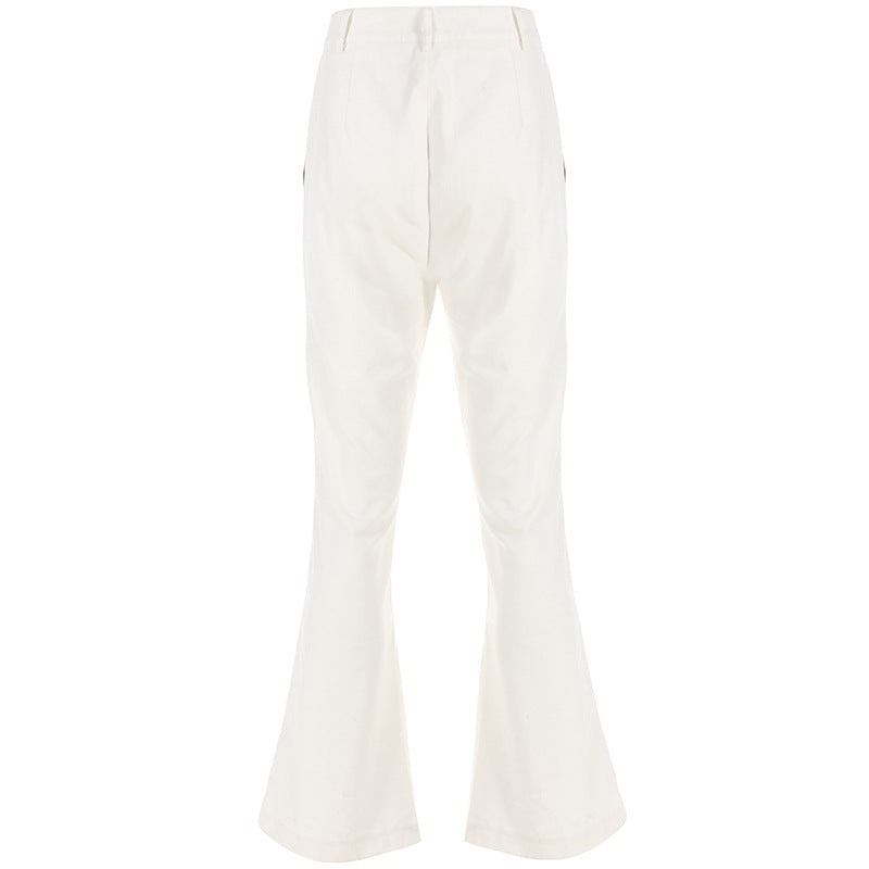 "FLAME" FLARED TROUSERS Y041004