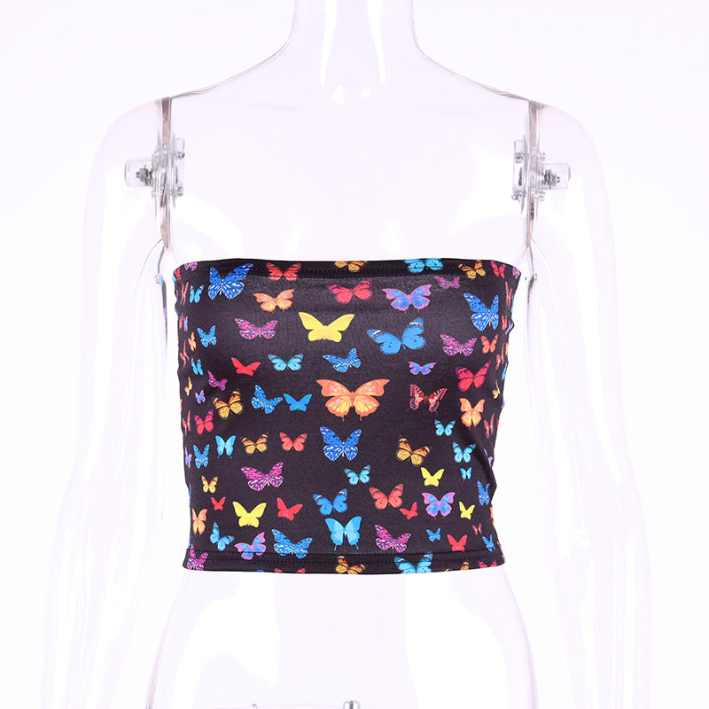 [@kaylahadlington] "COLORFUL BUTTERFLY" TOP K052305REVIEW
