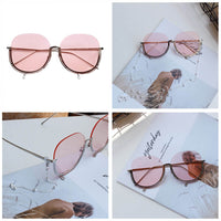 Vintage Half Frame Sunglasses (Gift Chain) K052504