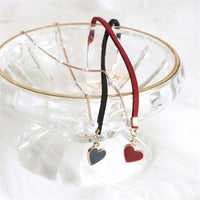 "Heartbeat" Red Love Pearl Necklace Y040608