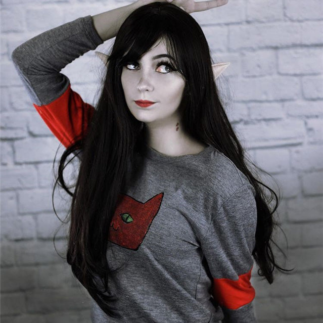 “BLACK LONG STRAIGHT” WIG D052109