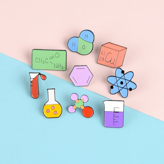 "CHEMISTRY" PINS 9 PIECES Y021208
