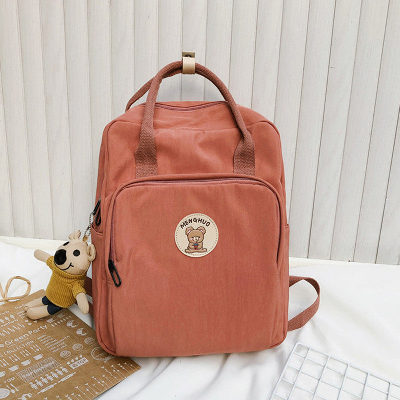 "SMALL FRESH PENDANT CANVAS" BACKPACK D060605