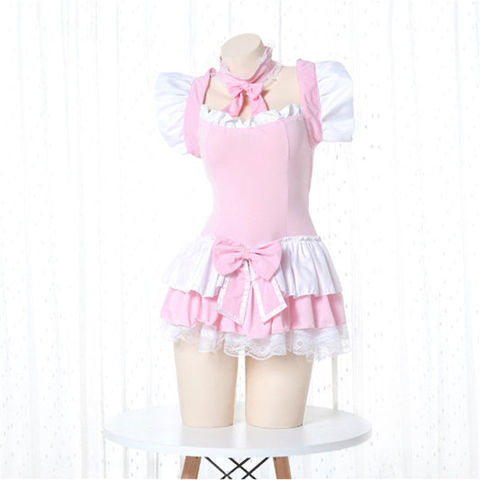 LINGERIE PINK MAID OUTFIT UB3408