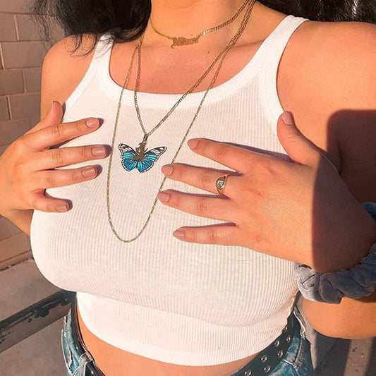 "BUTTERFLY" VEST Y033102