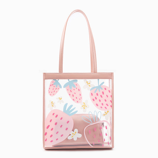"SWEET FRUIT PRINT TRANSPARENT" BAG UB2417