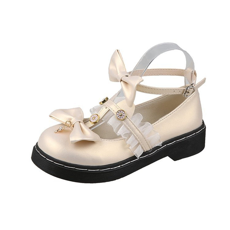 Cute Princess Bow Lace Shoes UB3558