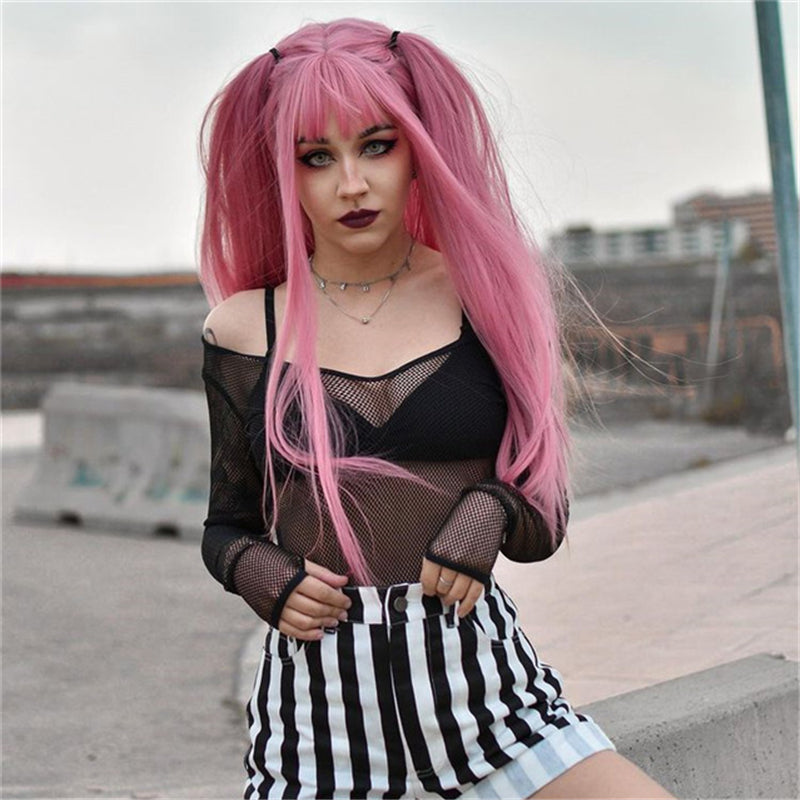 "LOLITA PINK LONG STRAIGHT" WIG K071707