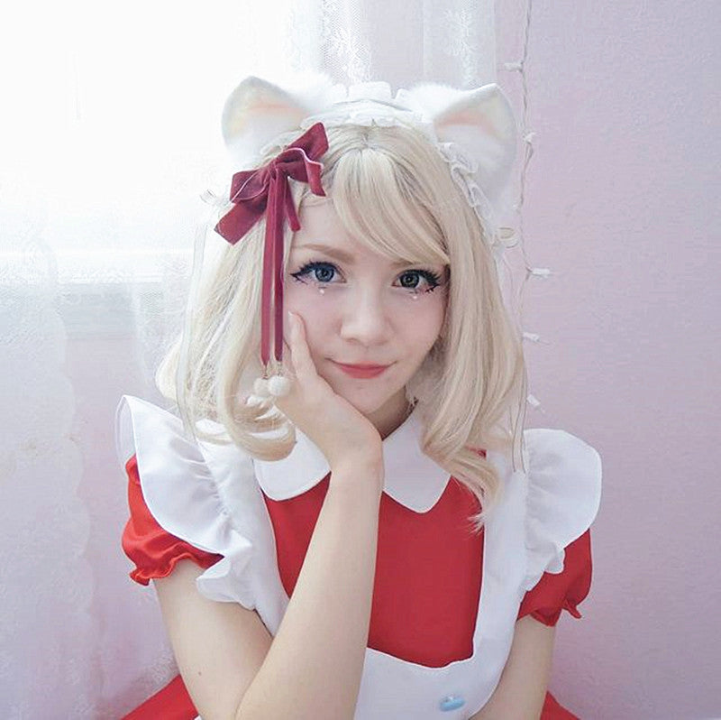 [@milkiiprincess] "LOLITA JAPANESE SHORT CURLY" WIG Y021628