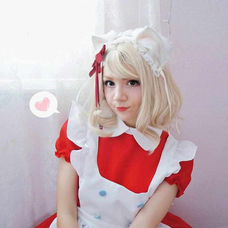 [@milkiiprincess] "LOLITA JAPANESE SHORT CURLY" WIG Y021628