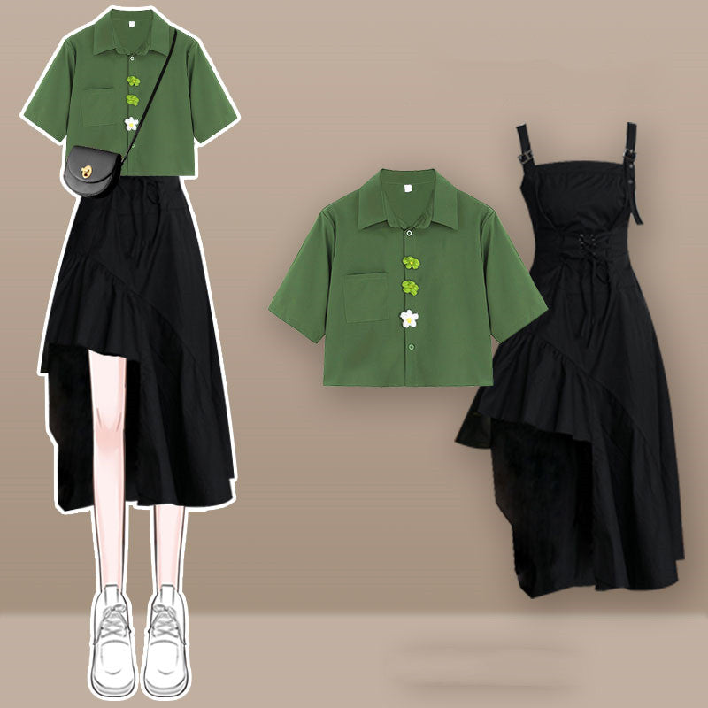 Harajuku top + dress two-piece set  UB96015