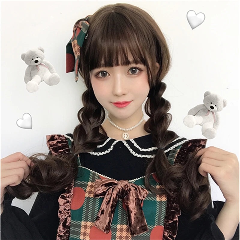 "CHOCOLATE LOLITA CURLY LONG" WIG Y040904