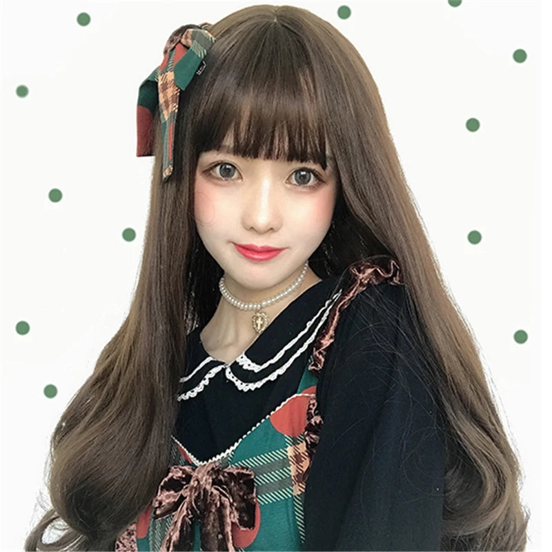 "CHOCOLATE LOLITA CURLY LONG" WIG Y040904