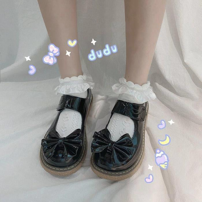 Lolita JK uniform platform shoes YV43682