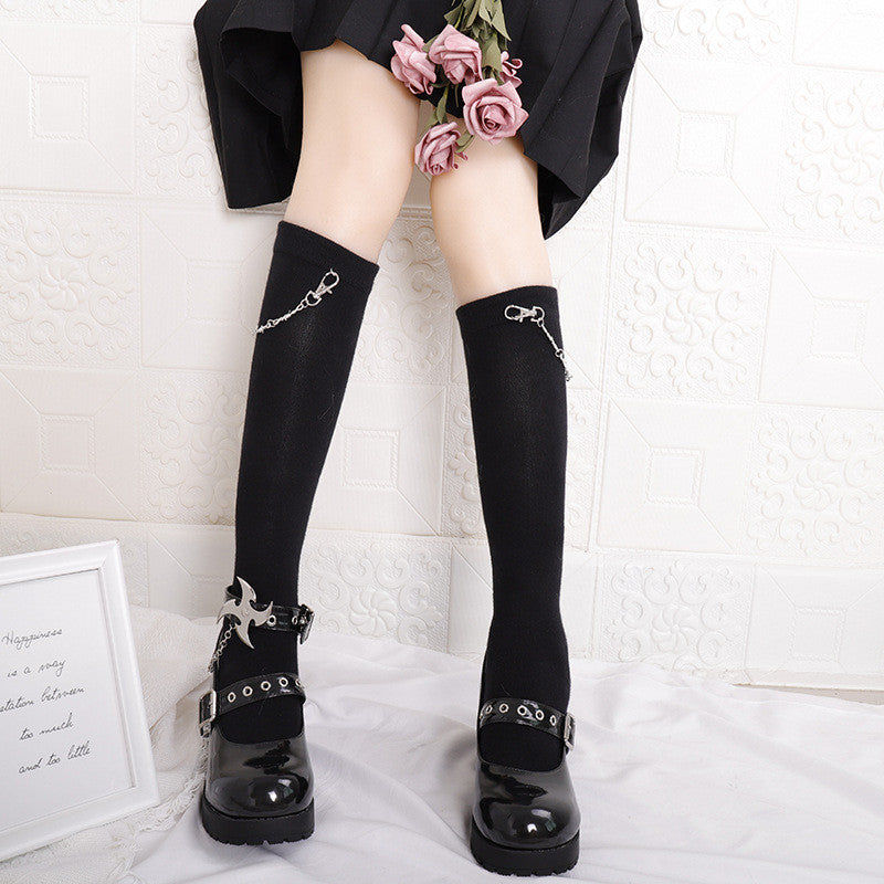Thorns Chain Black Socks ER5819