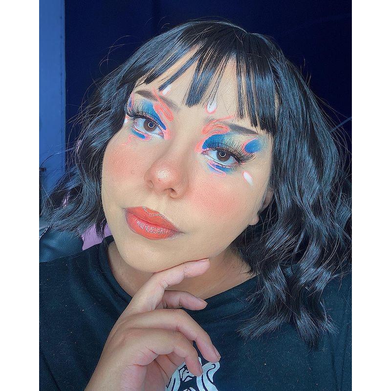 [@lunamartinezoficial]"BLACK MEDIUM LONG CURLY" WIG K102002